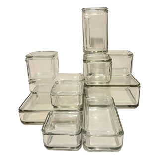 Kubus Tableware by Wilhelm Wagenfeld for Weisswasser, 1930s, Set of 20 For Sale