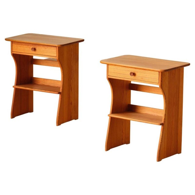 Guldheden Bedside Tables by Carl Malmsten, 1960s, Set of 2 For Sale - Image 10 of 10