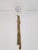 Gold Art Noveau Brass Wall Sconce Light with Flowers and Ribbons, France, 1930s For Sale - Image 8 of 18