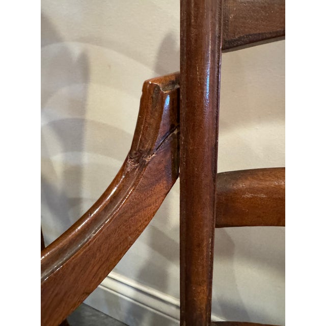 Last Call! Vintage Victorian Style Mahogany and Cane Side Chairs - Set of 4 For Sale - Image 15 of 17