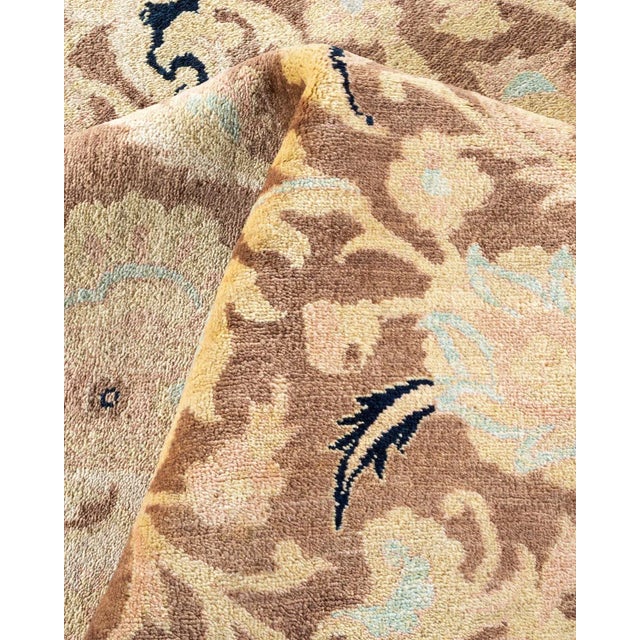 Textile Eclectic, One-of-a-Kind Hand-Knotted Area Rug - Brown, 8' 3" x 10' 2" For Sale - Image 7 of 8