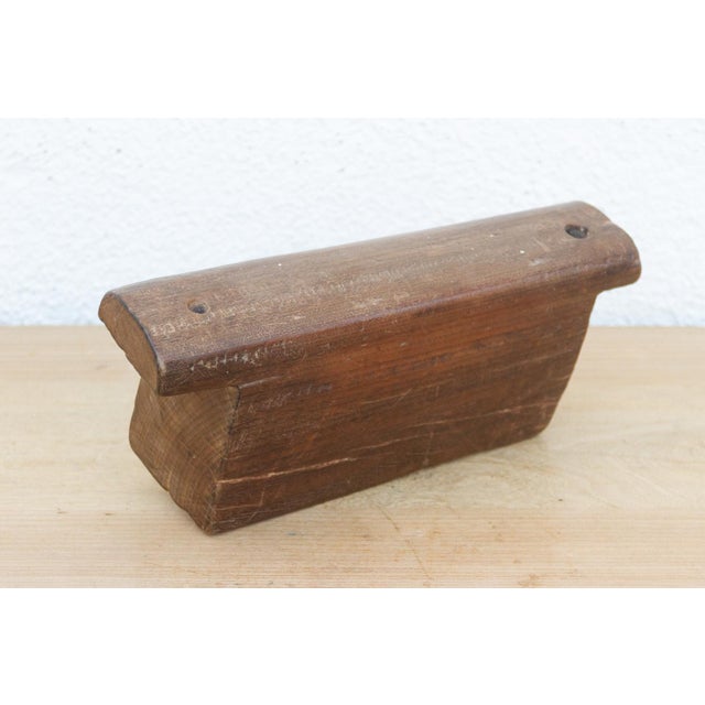 Folk Art Antique Carved Wood Water Buffalo Bell For Sale - Image 3 of 5