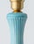 Tall Vintage Casa Pupo Turquoise Botanical Ceramic Table Lamp, 1960s For Sale - Image 15 of 18