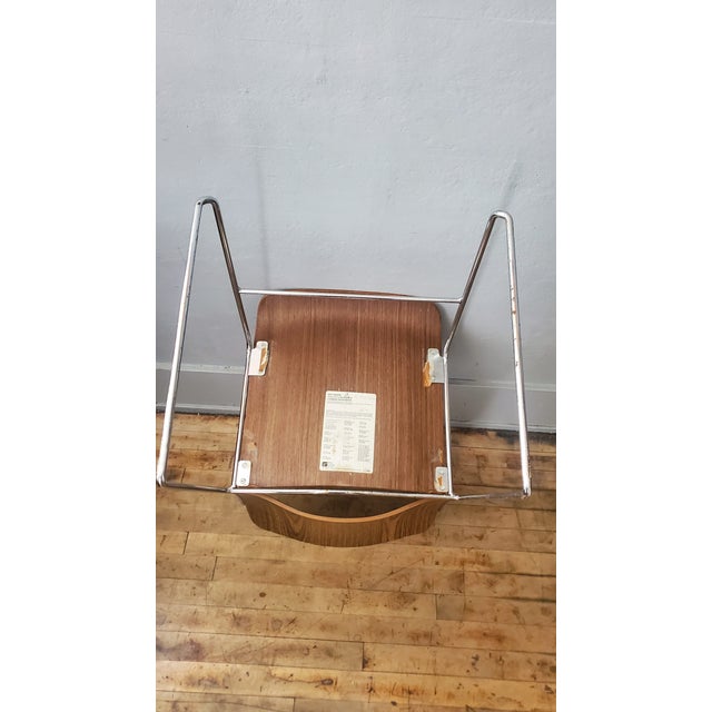 1970s David Rowland 40/40 Birch Stacking Chair Lot For Sale In Rochester - Image 6 of 12