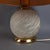 Metal Sfera Table Lamp in Satin Murano Glass and Brass, 1970s For Sale - Image 7 of 14
