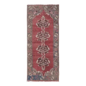 Anatolian Turkish Hand-Knotted Runner 3'3'' X 7'8''