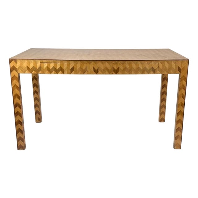 Mid-20th Century Italian Parquetry Desk For Sale