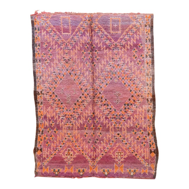 Moroccan Beni MGuild Rug - 10.5 X 7 Ft For Sale