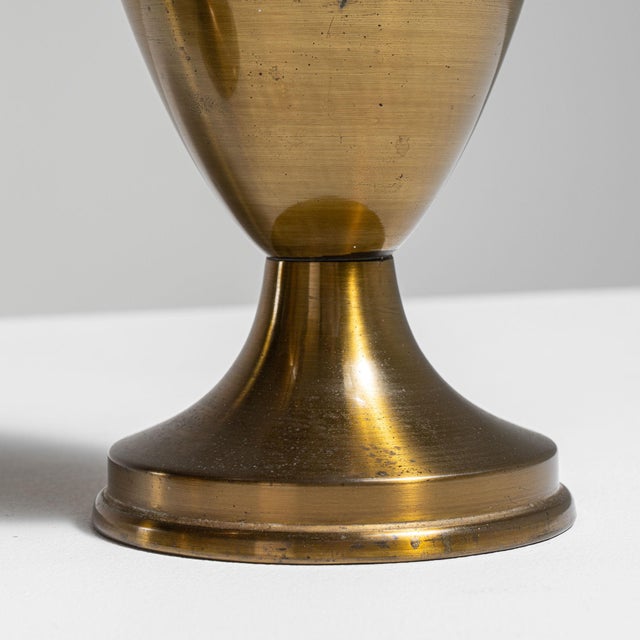 Early 20th Century France Brass Vase For Sale - Image 12 of 15