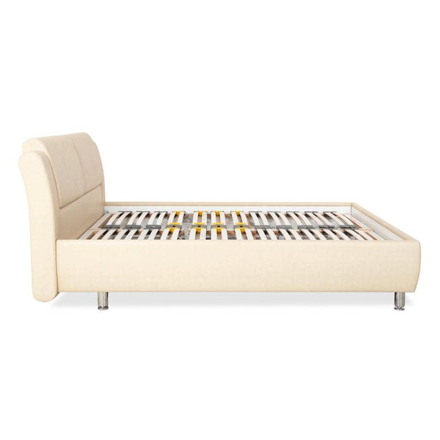 Loftline Bed in Cream Faux Leather with Storage Box from Ruf For Sale - Image 14 of 17