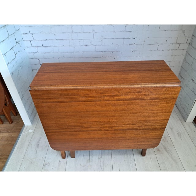 Mid-Century Teak Gate Leg Dining Table Drop Leaf in the style of G Plan, 1970s For Sale - Image 18 of 18