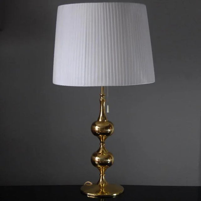 Metal Vintage German Table Lamp, 1970s For Sale - Image 7 of 8