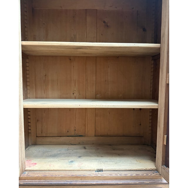 Antique Louis Philippe Wardrobe in Pine For Sale - Image 14 of 18