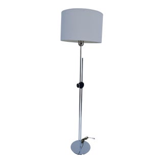 George Kovacs Chrome Adjustable Floor Lamp For Sale