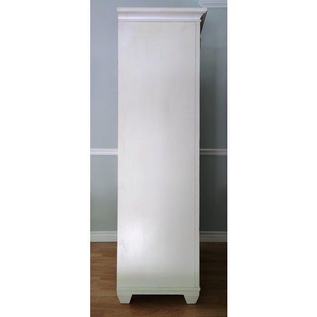 Antique White Ethan Allen Door Chest For Sale - Image 8 of 12