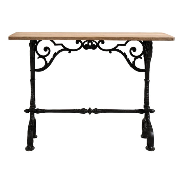Cast Iron Bistro Table, Antique, France, Early 20th Century For Sale