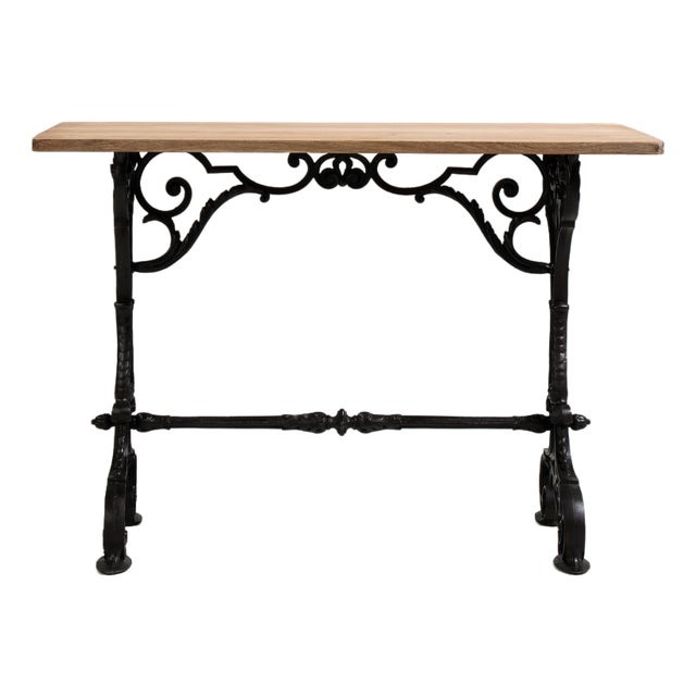 Cast Iron Bistro Table France Early 20th Century For Sale