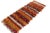 Traditional Vintage Tulu Rug in Orange, Red, Green Multicolor Shag Pile Stripes For Sale - Image 3 of 6
