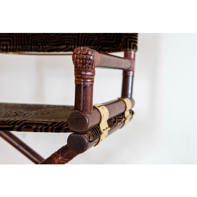 This is an authentic 1970s McGuire director’s chair that has been crafted with McGuire’s signature attention to detail....