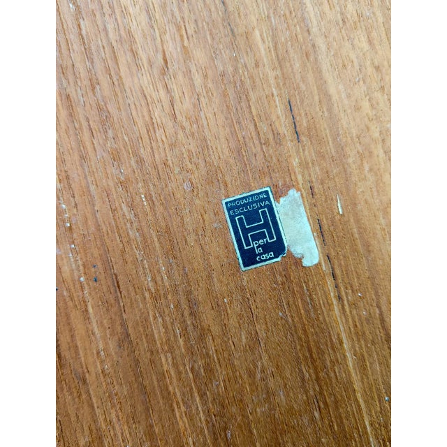 1960s Teak Bar Cart with Wheels by Campo E Graffi for Home, 1960s For Sale - Image 5 of 13