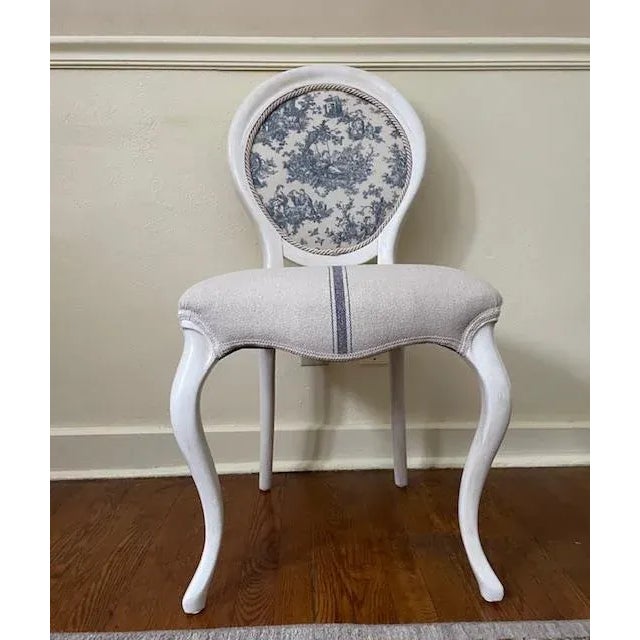 Victorian 1930s Vintage Victorian French Country Chair For Sale - Image 3 of 12