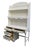 Lexington Furniture Off White Painted Traditional Victorian Style 44" Student Desk W. Bookcase Hutch 509-534 / 509-541 For Sale In Kansas City - Image 6 of 13