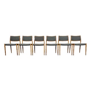 Dining Chair in Teak by Niels Otto Møller, 1960s, Set of 6 For Sale