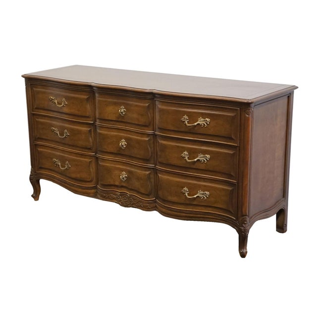 Henredon Henredon Furniture Custom Folio Two French Provincial 65" Triple Dresser 3-3400 For Sale - Image 4 of 15