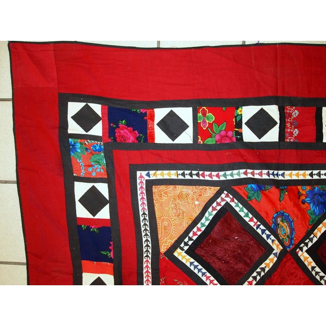 Handmade Vintage Uzbek Suzani Patchwork, 1960s For Sale - Image 4 of 12