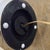 1980s Postmodern Lam Lee Group "Leeazanne" Silver & Gold Leaf Table Lamp For Sale - Image 10 of 10