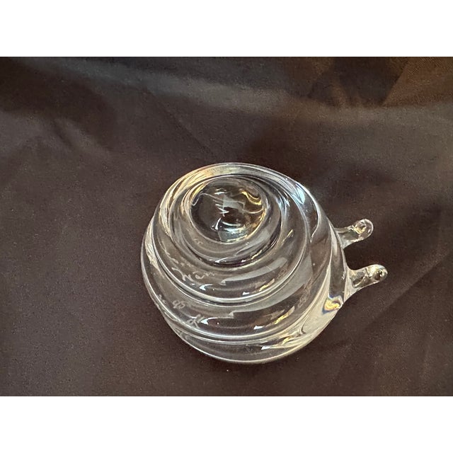Göran Wärff Kosta Boda Art Glass Snail Sculpture For Sale - Image 10 of 14