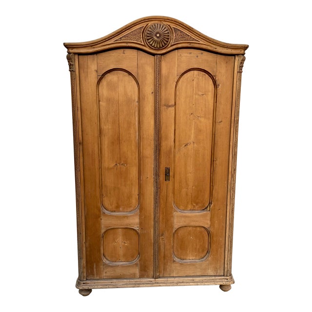 Swedish Pine Armoire Chairish