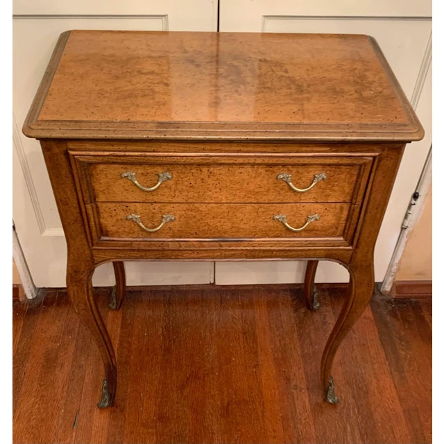 1970's Vintage Fruitwood Side Table For Sale - Image 11 of 11