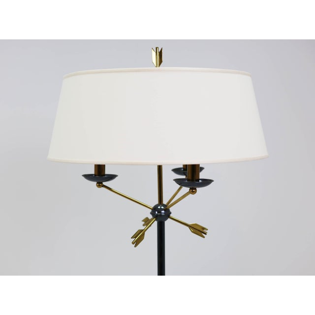 French Floor Lamp with Arrows from Maison Jansen, 1950s, in Very Good conditions. Designed 1960 to 1969 This piece is...