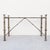 Large dining table base in the style of Israeli artist and sculptor Ilana Goor, made from patinated rebar of varying size....