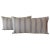 Lavender Lavender and Taupe Long Bolster Decorative Pillows From Portugal - A Pair For Sale - Image 8 of 8