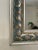 Wood Traditional Silver Ornate Wall Mirror With Teal & Terra Cotta Underlay For Sale - Image 7 of 9