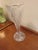 American Vintage Elegant Vase American Brilliant Cut Glass 14 1/4" Trumpet Vase For Sale - Image 3 of 4