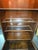Brown Vintage Ethan Allen Georgian Court Display Cabinet For Sale - Image 8 of 11
