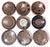 1990s Studio Pottery Glazed Stoneware Plates, Lates, Set of 9 For Sale - Image 16 of 17
