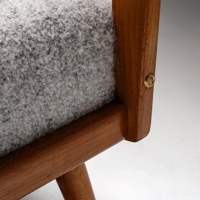 Vintage Armchair in Walnut Wood, 1960s For Sale - Image 10 of 17