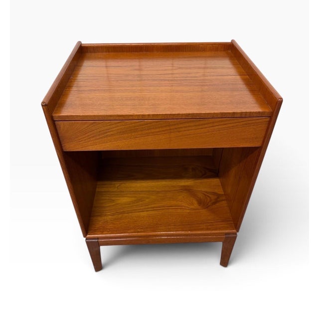 Brown Mid-Century Danish Modern Søborg Møbelfabrik Teak Nightstands - Set of 2 For Sale - Image 8 of 10