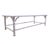 White Palm Beach Regency Faux Bamboo Coffee Table in White Lacquer For Sale - Image 8 of 8