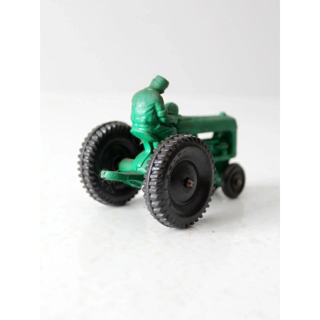 Green Vintage Auburn Rubber Toy Co Toy Tractor For Sale - Image 8 of 12