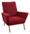 Vintage Red Lounge Chair, 1950s For Sale