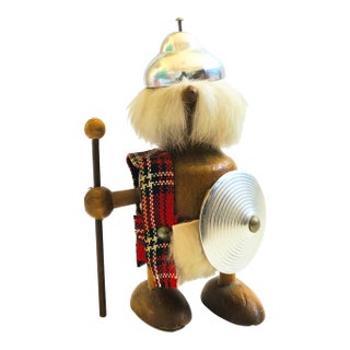 Mid Century Wood Viking For Sale