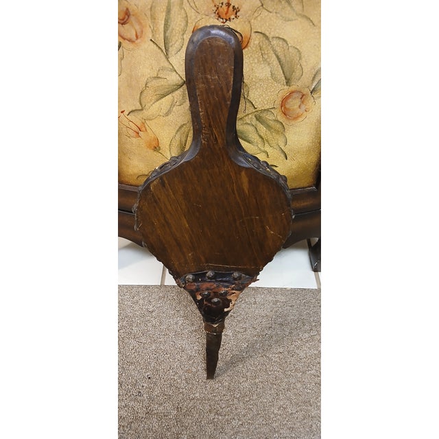 Vintage Wooden Bellows With Iron Tip For Sale - Image 11 of 12