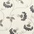 Sample - Schumacher x Neisha Crosland Merlin Wallpaper in Black & Cream For Sale