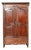 19th Century French Provincial Louis XV Walnut Armoire Cabinet For Sale