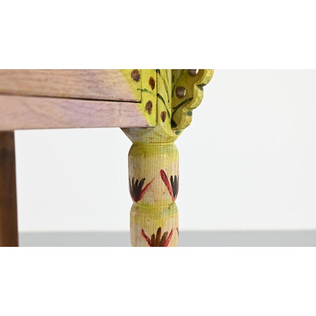 Vintage French Peacock Dressing Table by Gérard Rigot, 1992 For Sale - Image 16 of 18